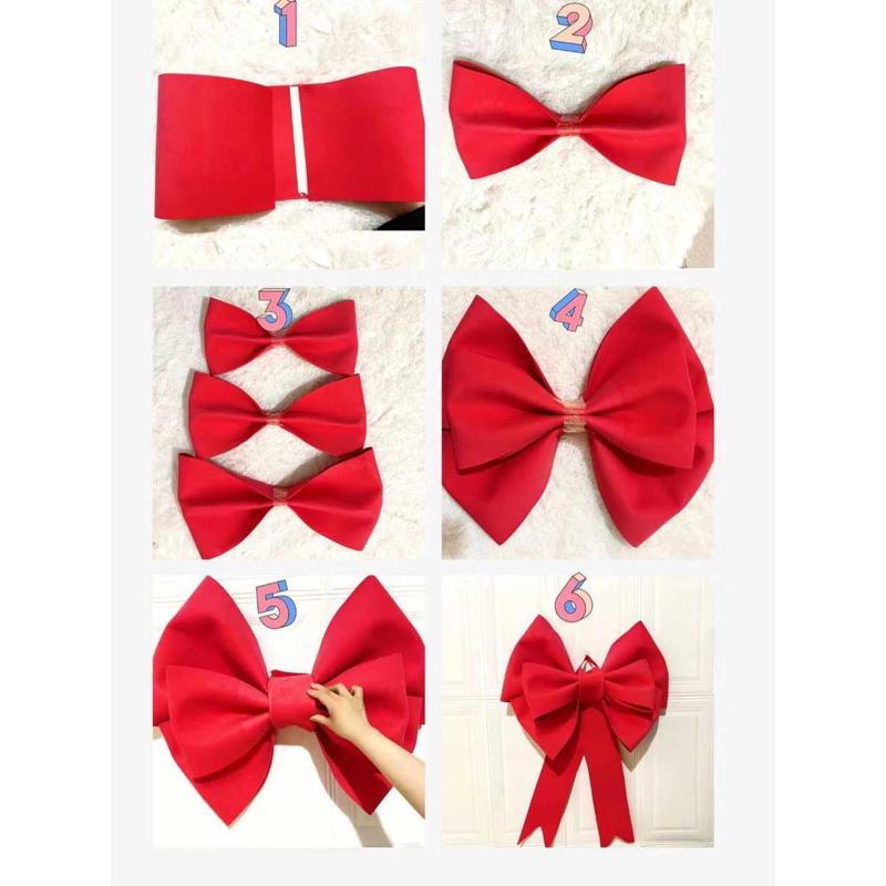 门店装饰EVA蝴蝶结泡棉纸 ins网红超大蝴蝶结海绵纸摆件DIY材料包