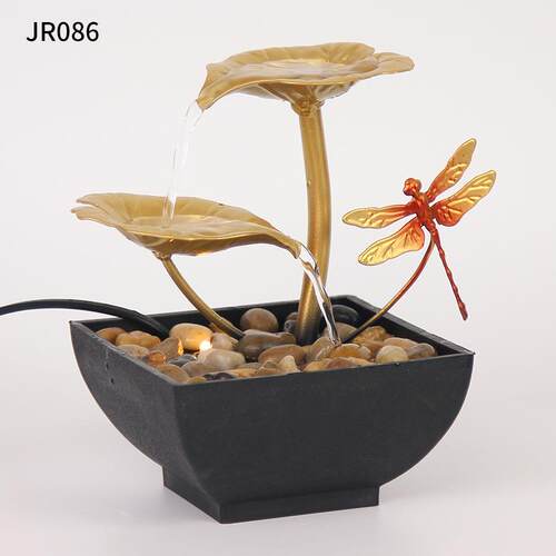 home decor家居流水摆件招财小喷泉工艺品电视柜流水喷泉景观摆件