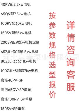 浆铬spsp渣泥浆泵.泵-sp下排污40pv.泵100rv高液耐磨泵抽沙65qv--