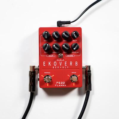 FLAMMA FS-22木电吉他双踩钉立体声延迟混响单块效果器