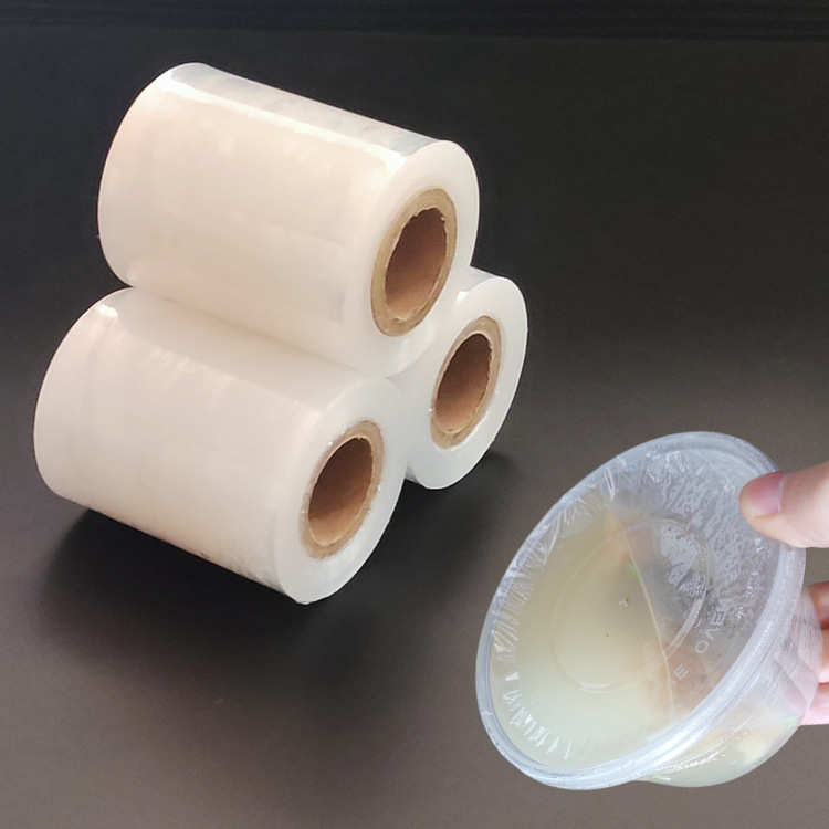 外卖打包膜餐盒封口小卷膜整箱147卷封边工业保鲜膜缠绕膜防溢洒