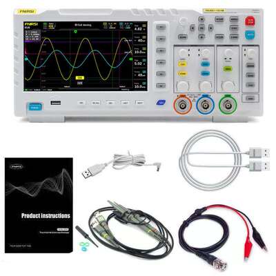 FNIRSI1014D数字存储示波器100MHz双通道示波器信号发生器