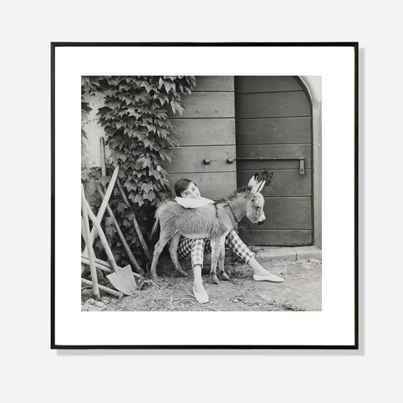 正品赫本黑梦露白画摄影人物装饰现代轻客厅组合晶瓷奢挂画复古艺图片