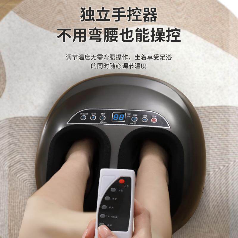 全自动足疗机足底按摩器智能揉捏美腿仪全包裹气囊脚底腿部按摩仪