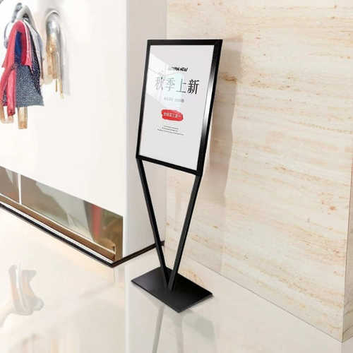 海报招聘展示架展架架型立立式落地广告牌水牌金牌广告商场v架kt