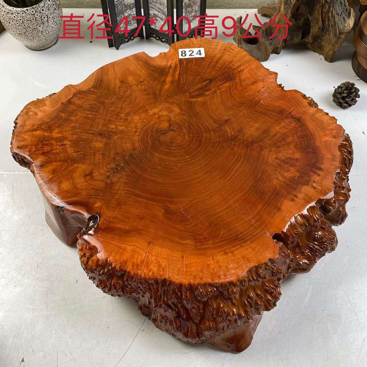奇石底座天然原木树根根雕底座 木桩花盆鱼缸底座木头茶桌底座
