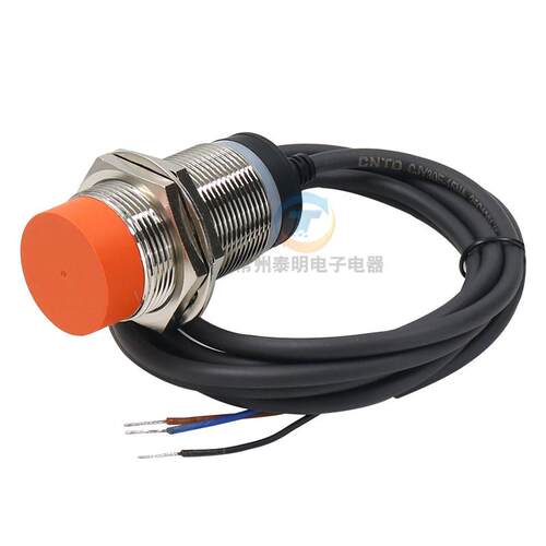 昌得LJ30接近开关感应NB传感器30mm直流NO三线24V常开CJY30E-10NA