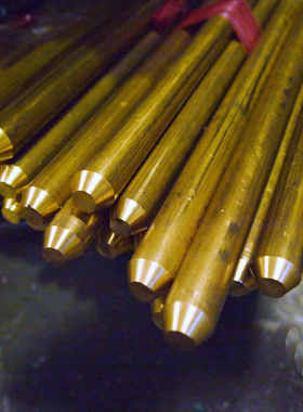 CuZn39Pb3铅黄铜棒 CW614N铅黄铜板 易车削黄铜排 六角棒 铜管