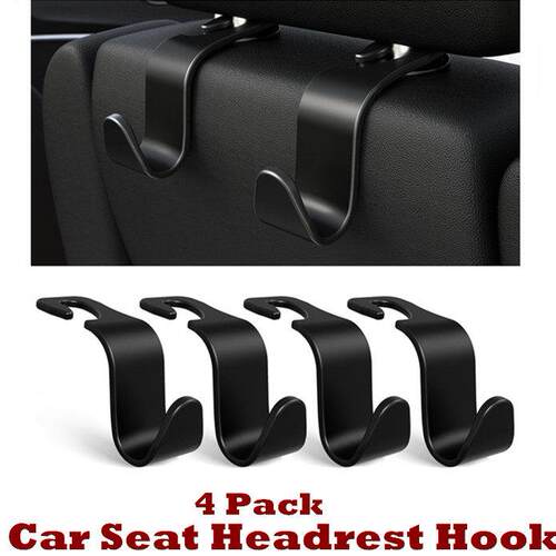 Car Seat Headrest Hook Metal Core Hanger Storage Organizer