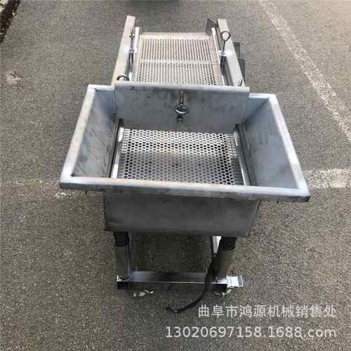 304不锈钢振动筛 粮食振动分离设备 双层直线筛