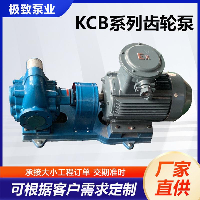 KCB齿轮油泵柴油润滑机油齿轮油泵铸铁135/200压自吸抽油泵