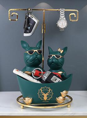 430b轻奢高档入户钥匙收创摆客厅玄关茶几件酒柜装饰品个性意法纳