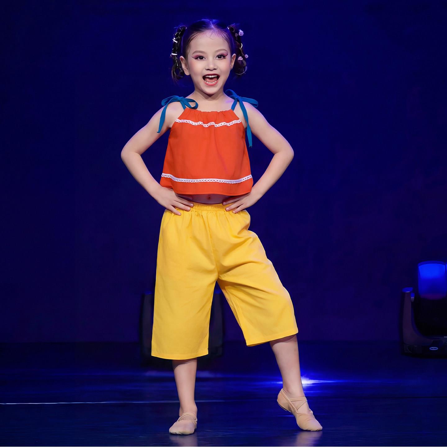 外婆桥儿童演出服中国风蒲扇摇过的夏天舞蹈服六一夏天的记忆服装