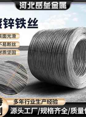 镀锌铁丝2221201816建筑工地防护丝网Q195冷拔丝低碳捆扎钢丝