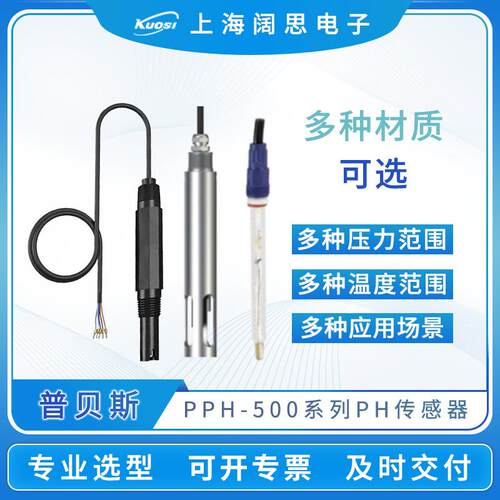 ph计PPH-500水产养殖工业废水在线酸碱pH测定仪ORP传感器