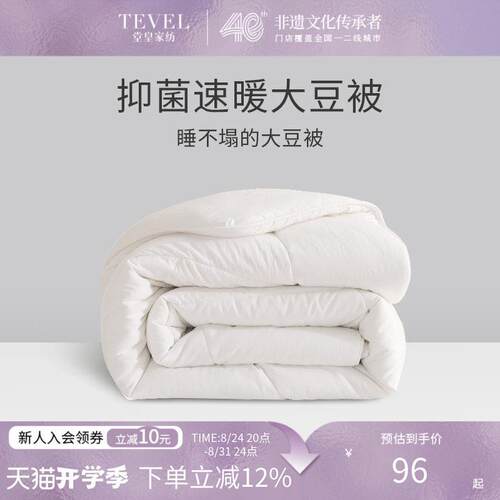 TEVEL/堂皇大豆纤维被子春秋被冬被单双人被芯