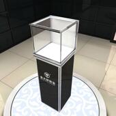 式 组鸿装 玻璃柜 柜珠628宝展立示首饰饰品货架约大气时尚 钛新简款