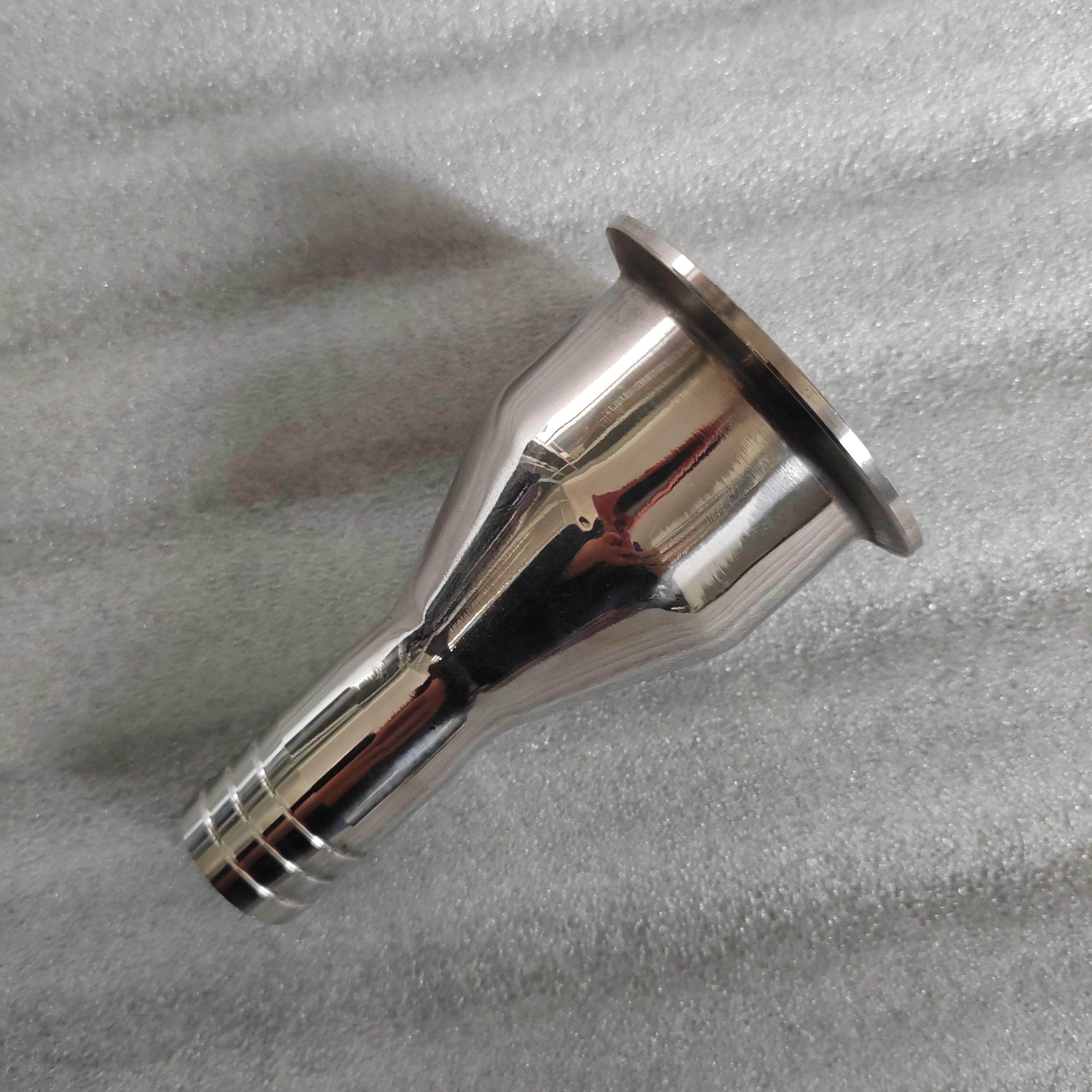 不锈钢快装宝塔大小头卫生级卡盘异径皮管接头卡箍式软管变径头