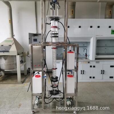 萃取塔、液液萃取塔、玻璃萃取塔、天津大学萃取塔、脉冲萃取塔