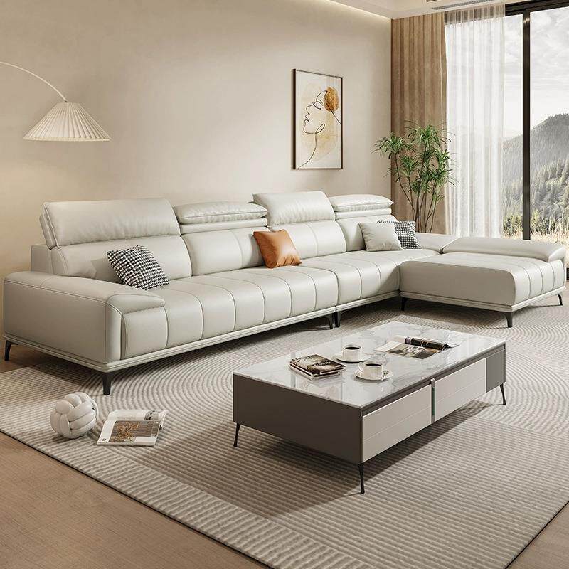 严选简约高弹海绵钢琴键猫抓皮沙发客厅小户型免洗直排布艺沙发