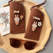 可携式 爱心拉不不太阳眼镜太阳眼镜眼镜袋可挂式 高颜 时尚 2025夏季