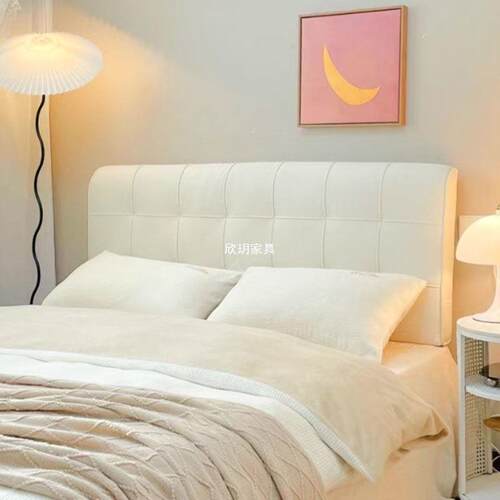 垫床头靠大靠榻背床10001757头罩套级感榻米自贴靠背垫可高拆洗悬
