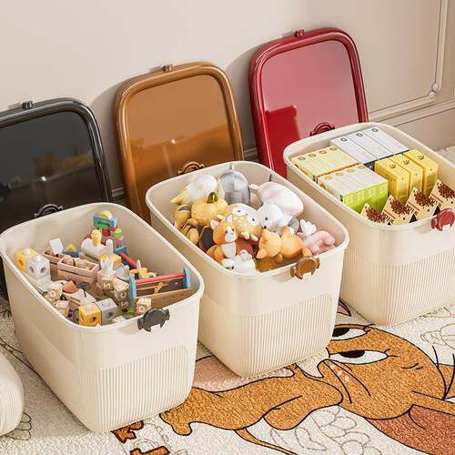 Desktop organizer box, dormitory desk storage box, large cap