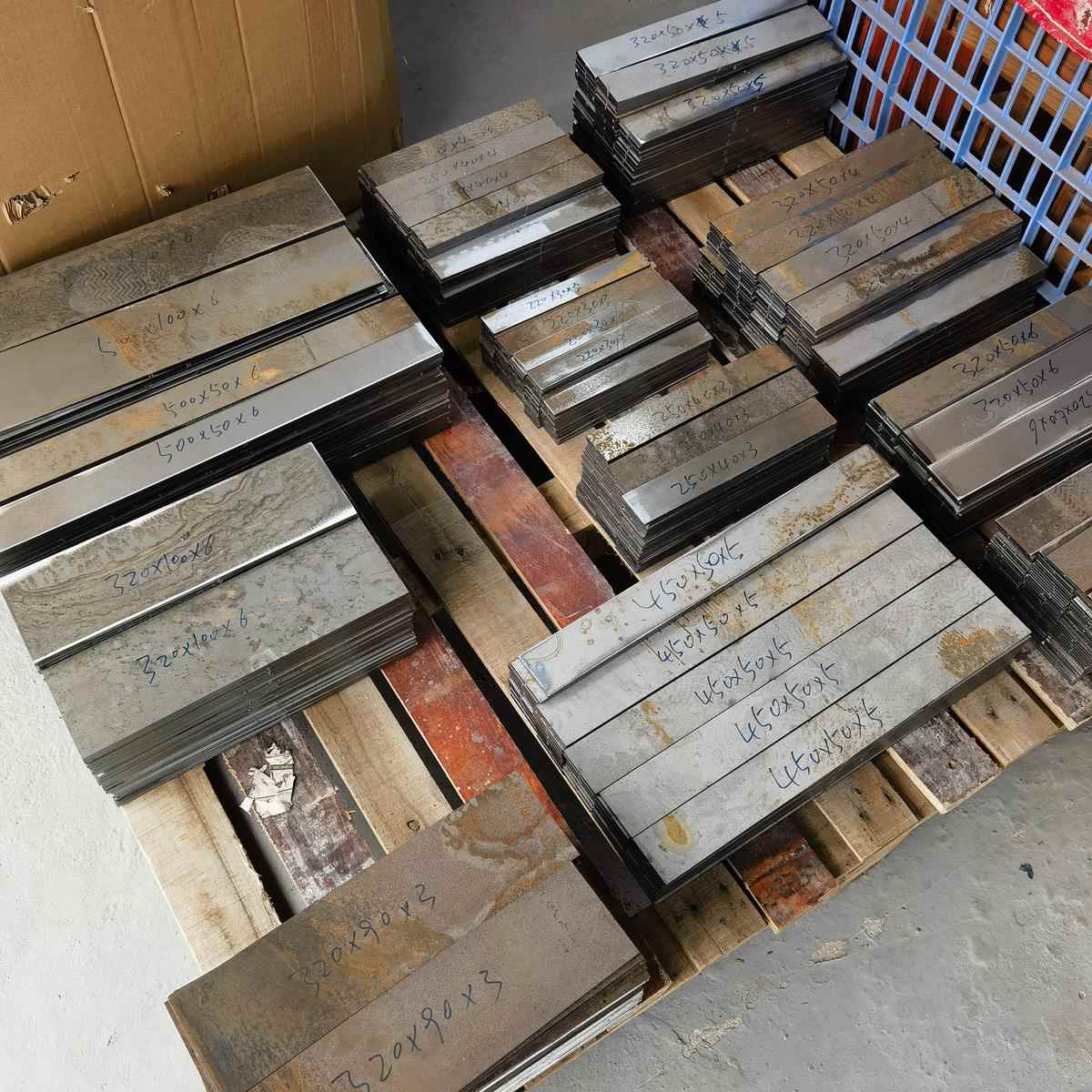 1095高碳钢板T10A钢材钢胚DIY手工刀材料手工锻打钢条未热处理钢