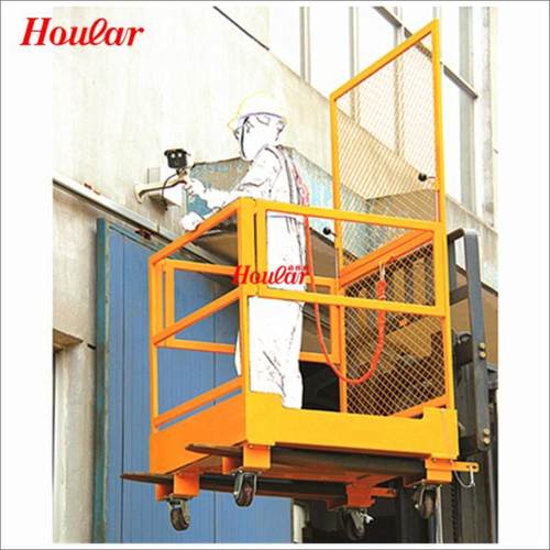 现货供应NK0ABC货叉载人平台 座驾叉车属具 带护栏高空载人平台