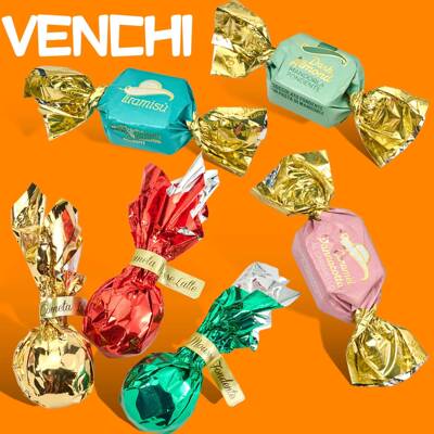意大利进口VENCHI/闻绮黑巧克力牛奶散装夹心球天然coco脂伴手礼