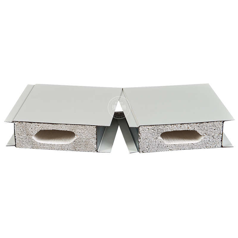 硫氧镁彩钢板防火隔热夹芯岩棉板隔断墙吊顶保温板无尘车间板定制