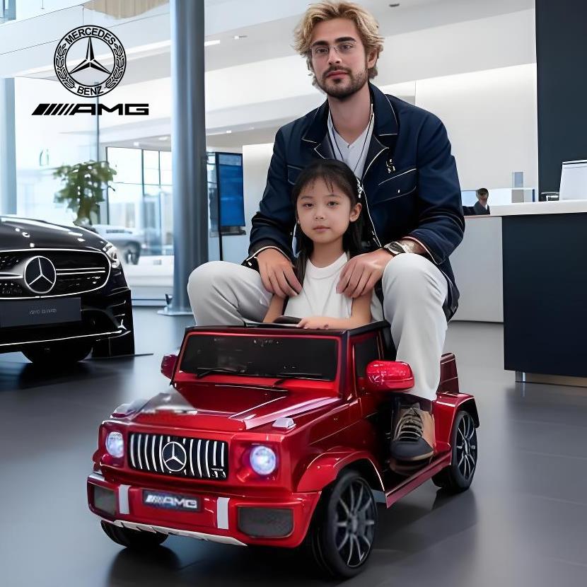 新款电动车四轮小孩汽车遥控越野童车玩具车大人