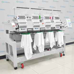 四头高速电脑绣269花大型全平动帽绣机全新商用刺绣绣机机厂家价