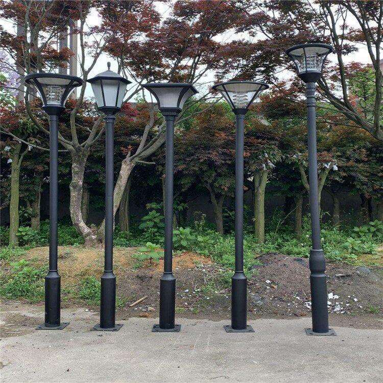 简约LED庭院灯头小区景观花园园林户外防水路灯异形灯太阳能超亮