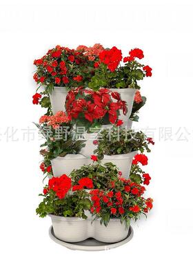 阳台多层种菜盆立体专用菜架子种植箱顶楼草莓盆室内组合式花盆