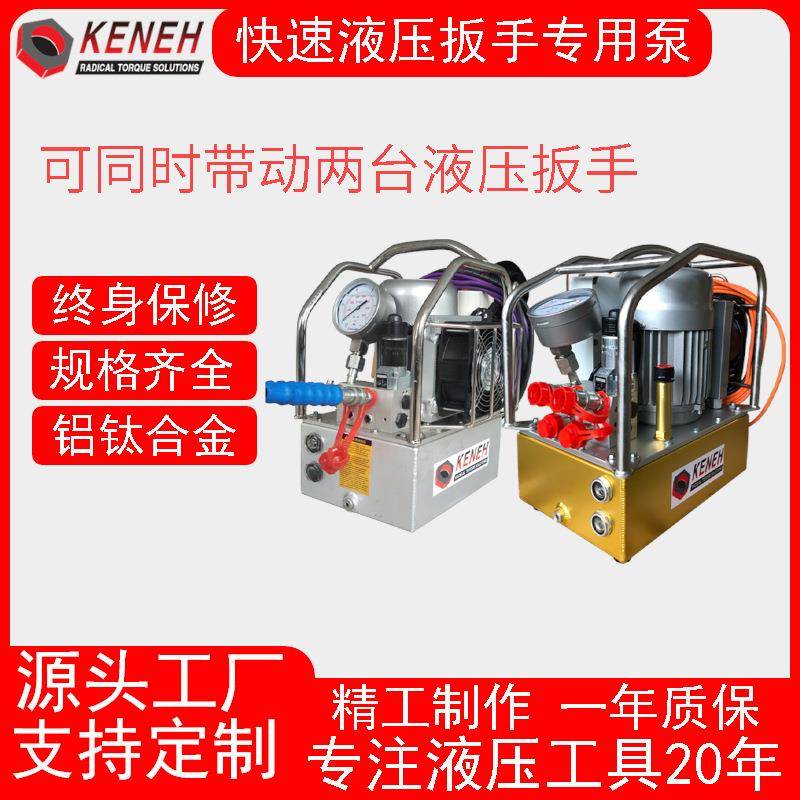 电动泵站厂家双动泵液压扳手泵支持订货电动泵