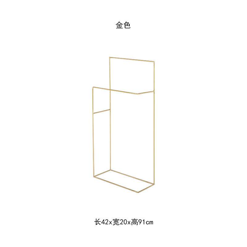 新款北欧免物打纳孔巾落地浴室毛架收置架卫生间浴巾架抹布挂架挂