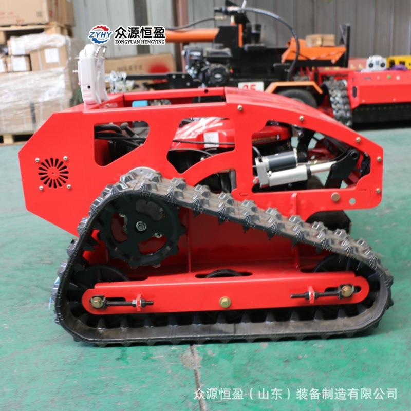 汽油四冲程7.5HP草坪除草机遥控割草机 出口荷兰农用履带式割草机