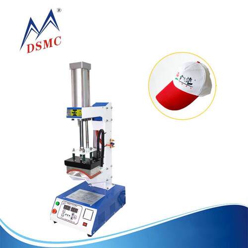 DSMC/大山铭 鸭舌帽气动烫标机 帽子热转印logo 印图烤帽机