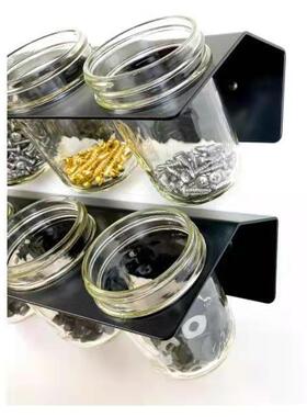 201锈钢挂置物架调料壁架不壁挂架IXJ4孔方便纳整理白盒收装