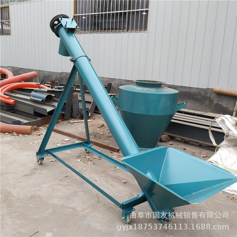 219管径螺旋输送机 水泥绞龙输送机 管式煤灰粉灰上料机提升机