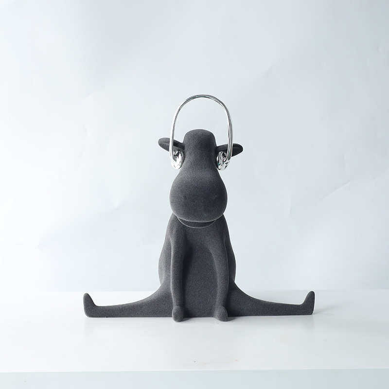 装饰儿童装饰品客厅摆件玩雕塑电视柜软房卡通树脂植现代绒简约潮