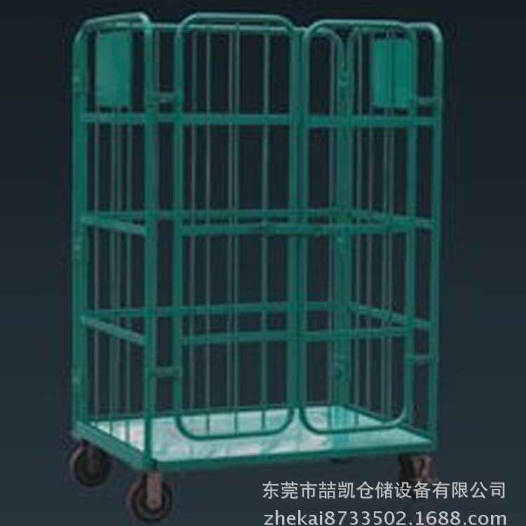广州仓储货架厂家供流整理台车 东莞物流笼车 深圳折叠式物流台