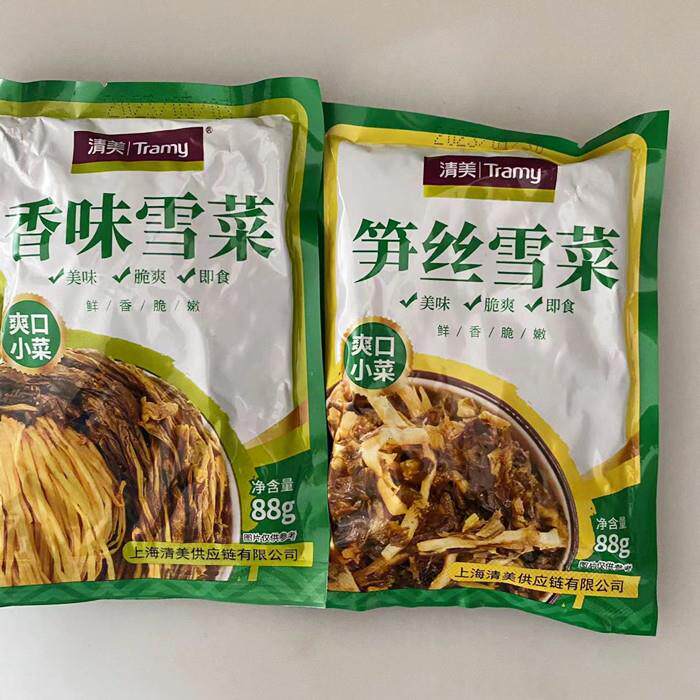 包邮上海清美香味笋丝即食雪菜雪里蕻咸菜 腌制菜酱菜小菜