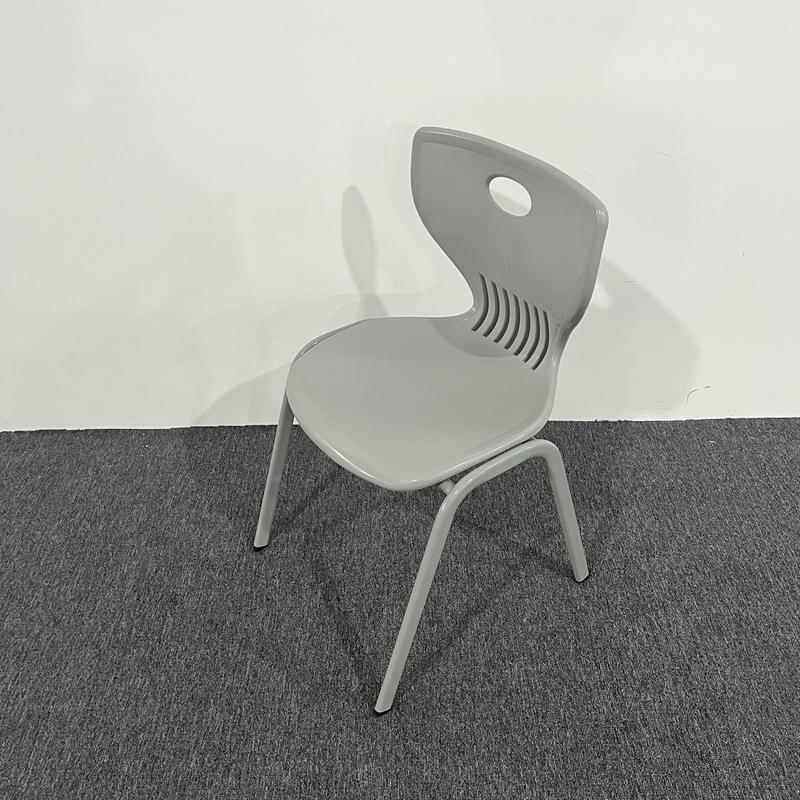 培训椅加厚塑料办公椅靠背椅简约塑胶会议椅四脚红色学生椅英语班