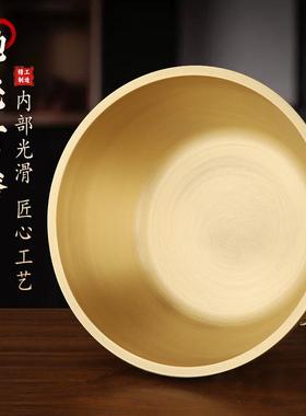 纯黄铜聚宝盆 八卦聚宝盆 五福聚宝盆 家居办公室玄关摆件