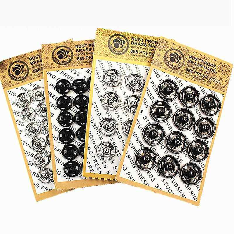 金属暗扣揿钮钦扣按扣子母扣摁扣铜质不生锈防走光优质衣服缝钮扣