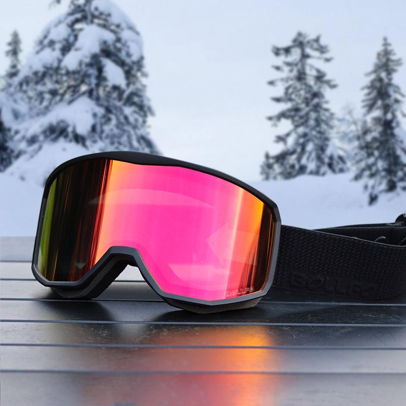滑雪镜女防雾护目镜男近视成人雪地装备磁吸雪镜登山儿童滑雪眼镜