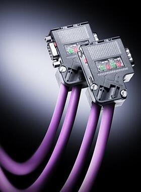 西门子DP电缆接头 profibus总线连接器 电缆通讯接头 9针485插头