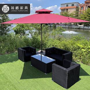 户外家22-7-23-具别墅室外藤椅咖啡厅沙奶茶店民桌宿庭院天台发配